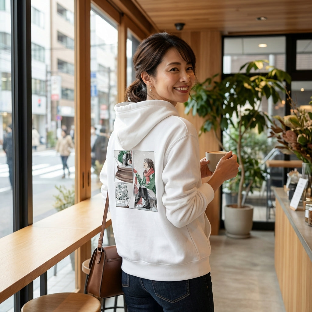 ガラスの向こう、秘密の小部屋｜ヘビーウェイト プルオーバー パーカー