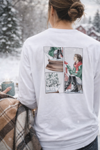 ガラスの向こう、秘密の小部屋｜ユニセックス ロングＴシャツ