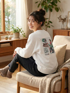 ガラスの向こう、秘密の小部屋｜ユニセックス ロングＴシャツ