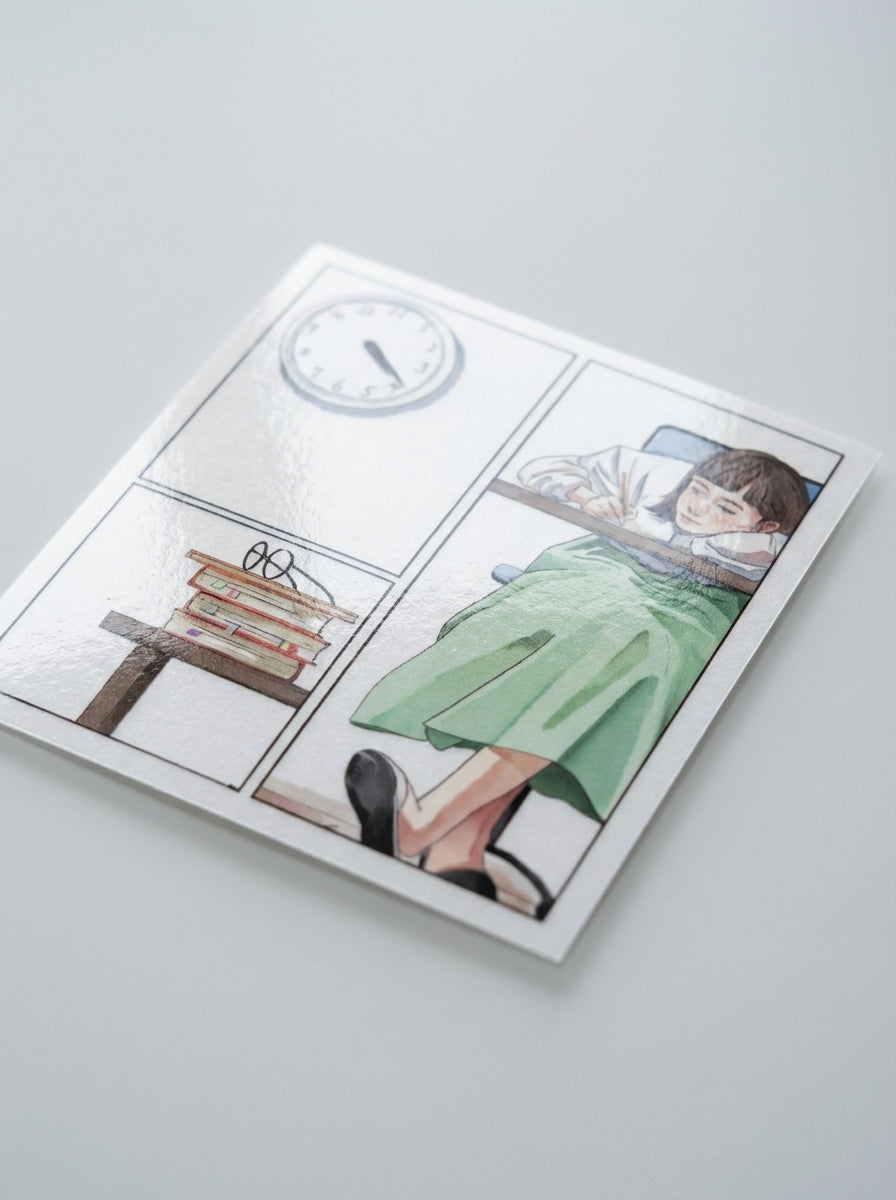 空白が、感性を育てる｜ステッカー