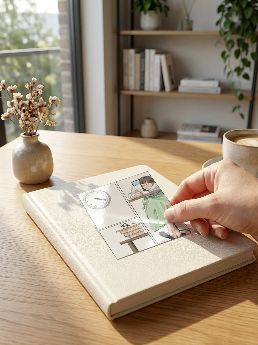 空白が、感性を育てる｜ステッカー