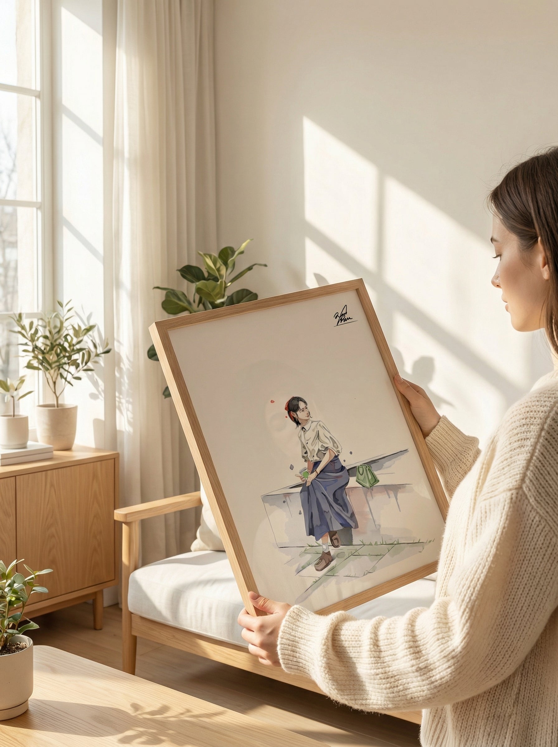 ただ、ここに在る幸せ｜強化マット製ポスター