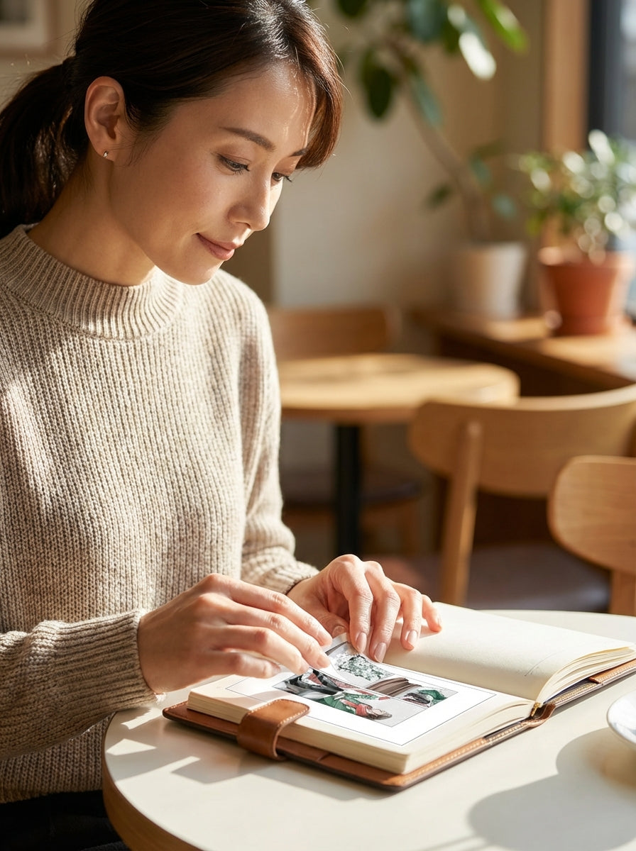 ガラスの向こう、秘密の小部屋｜ステッカー