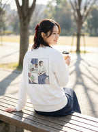 ただ、ここに在る幸せ｜ユニセックス ロングＴシャツ