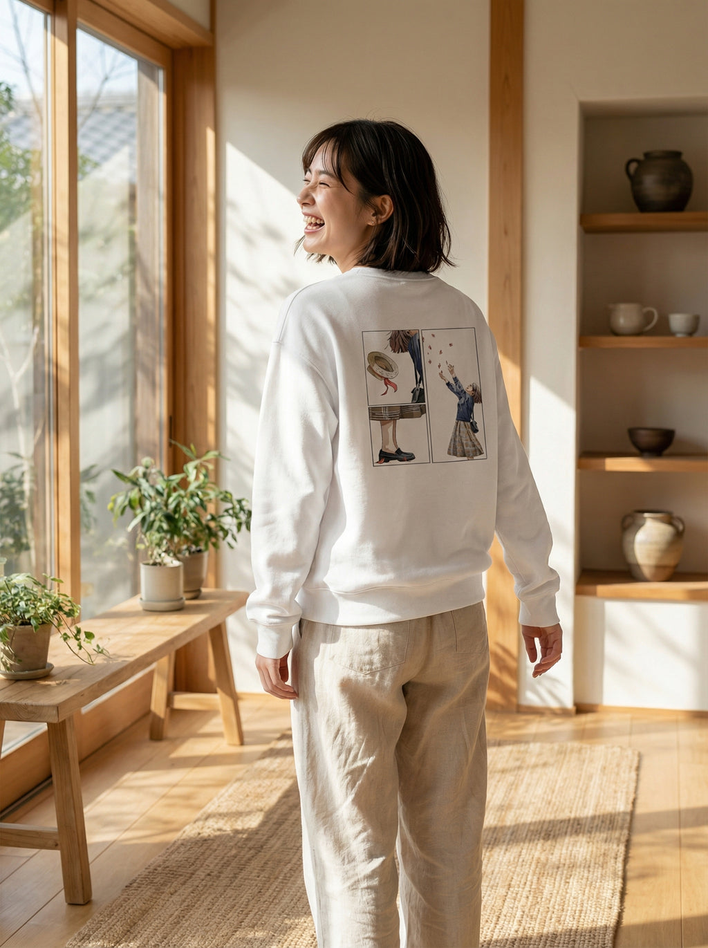 手放すから、受け取れる｜ユニセックス　スウェット