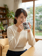 ガラスの向こう、秘密の小部屋｜マグカップ