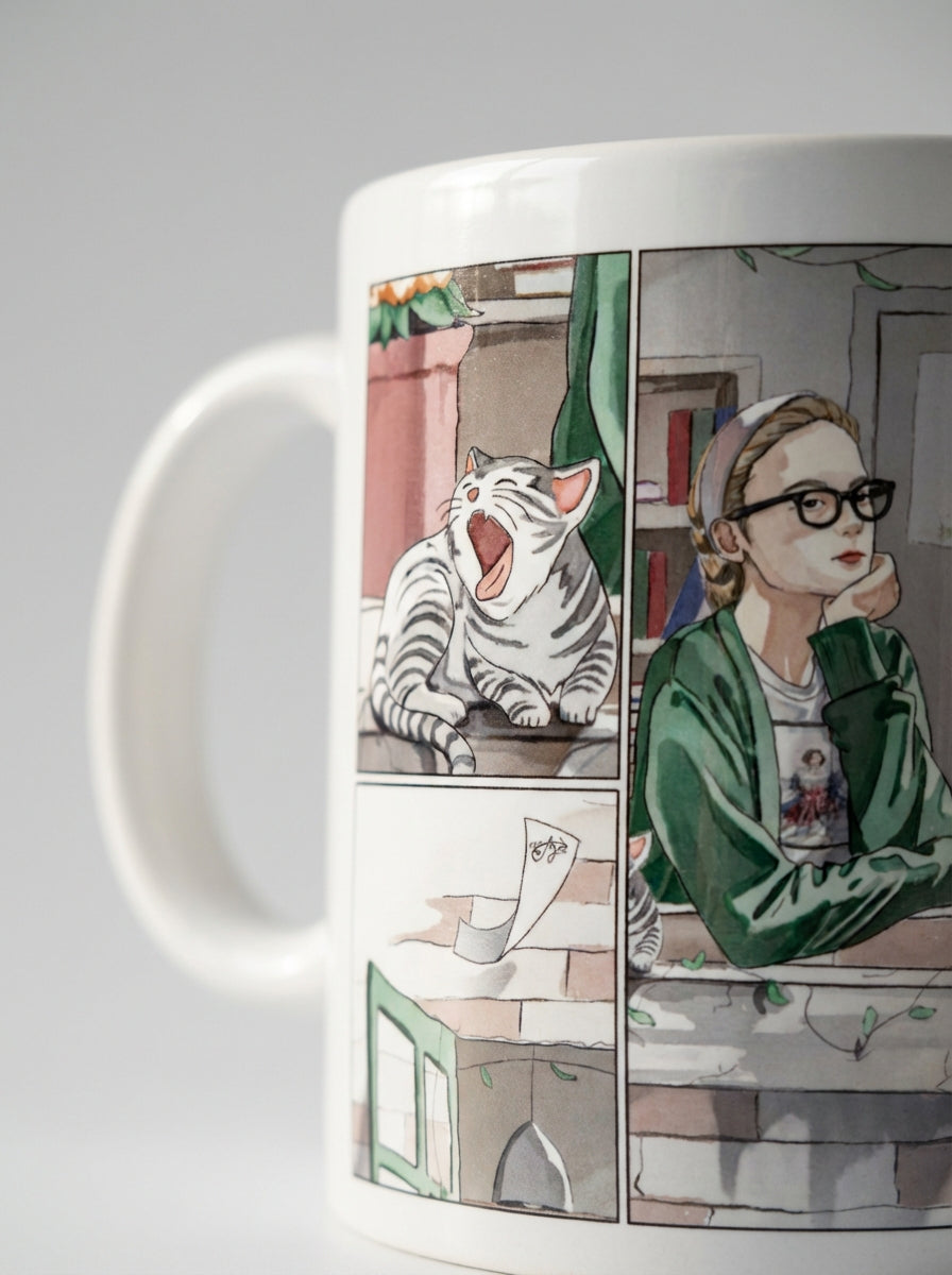 悩みの出口は、窓の外にある｜マグカップ