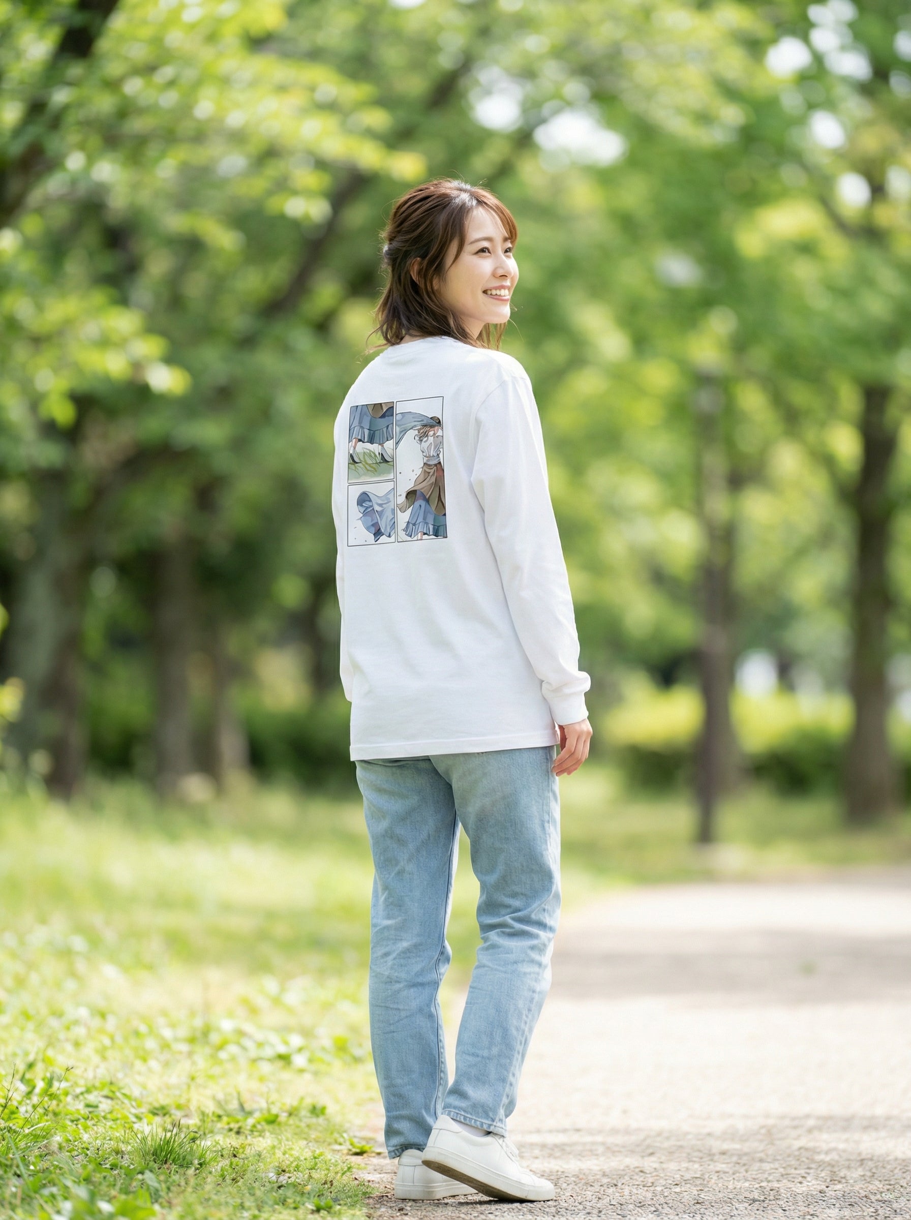 運命を、追い風に変えて｜ユニセックス ロングＴシャツ