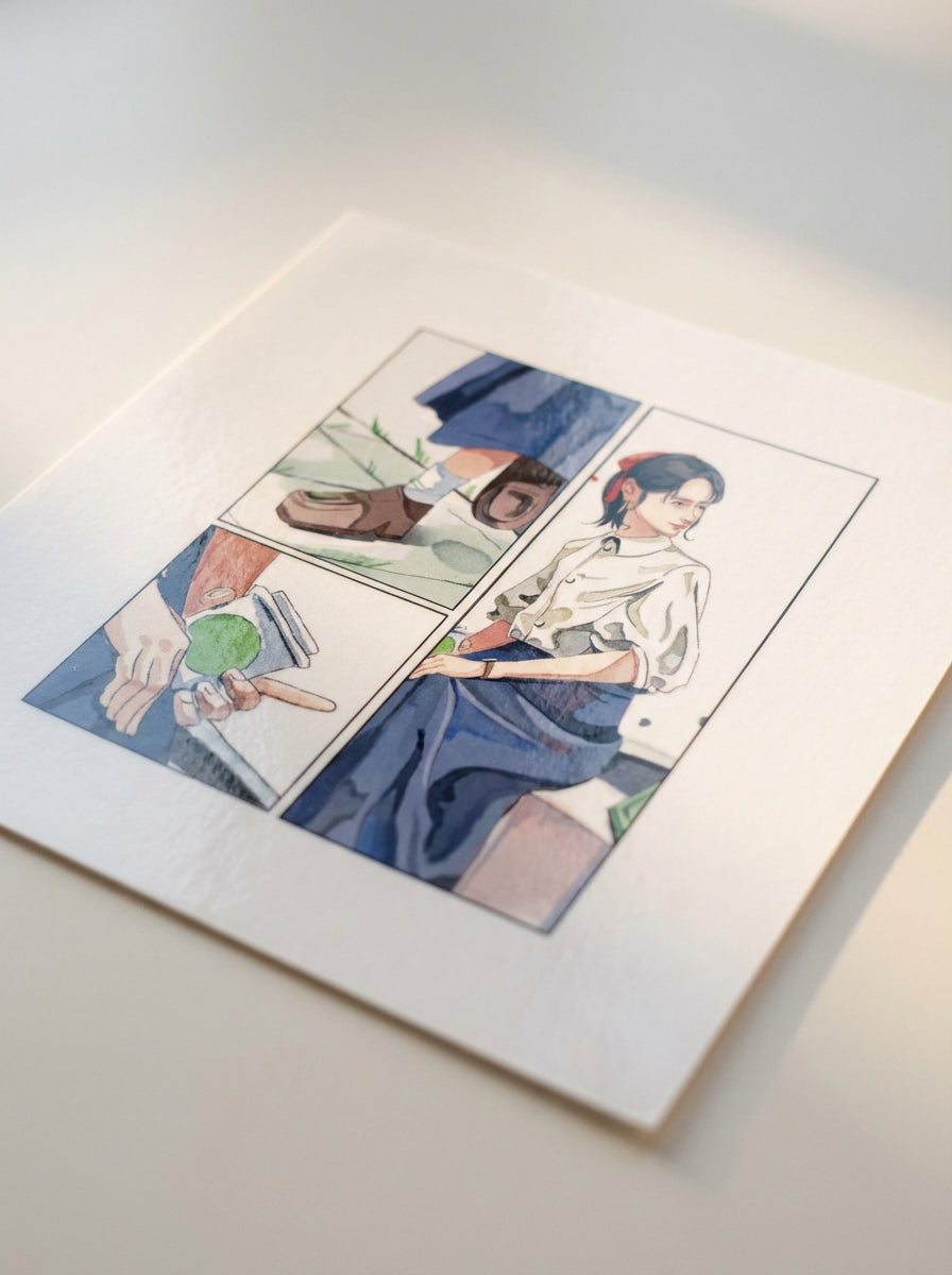 ただ、ここに在る幸せ｜ステッカー