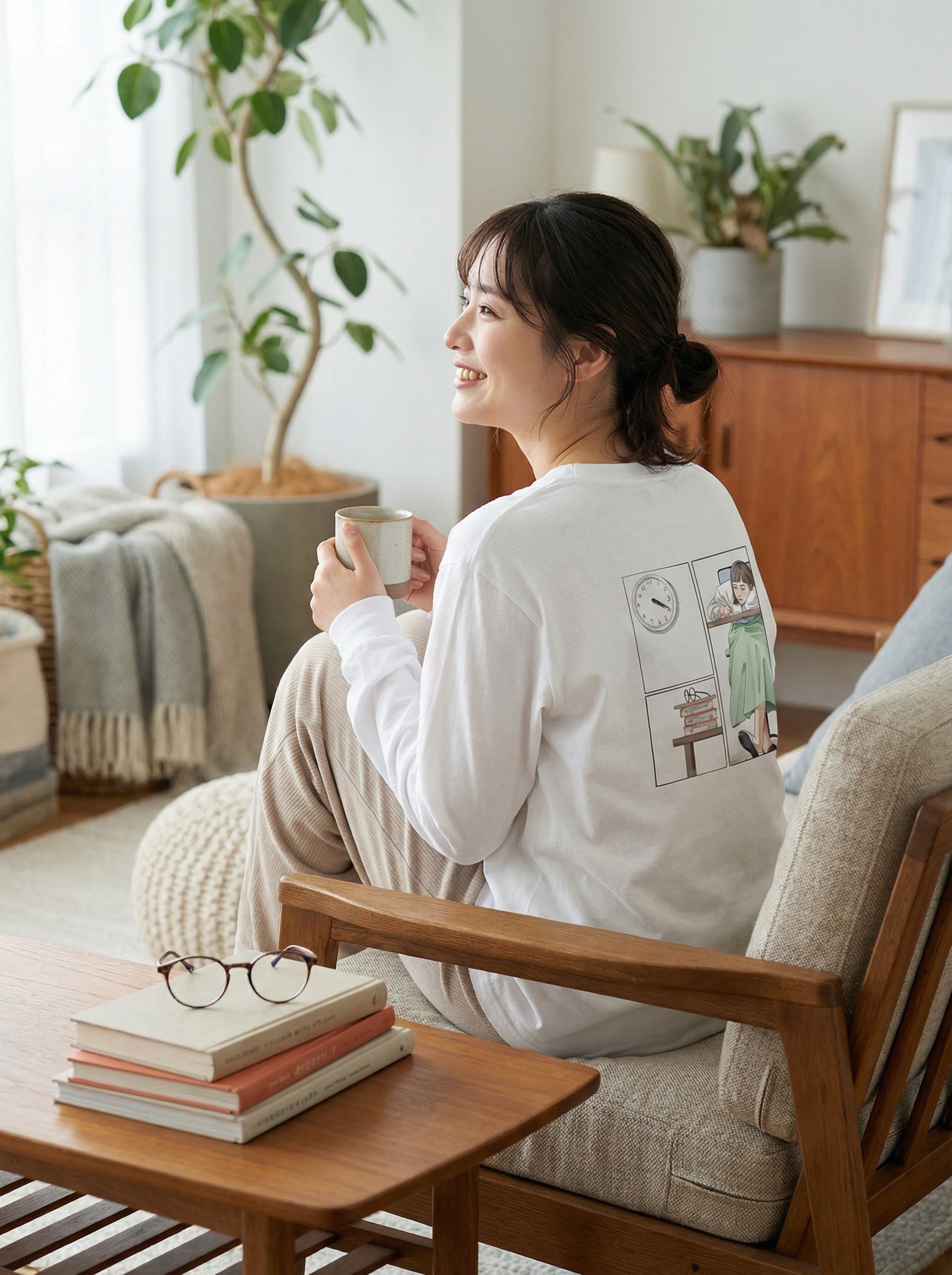 空白が、感性を育てる｜ユニセックス ロングＴシャツ
