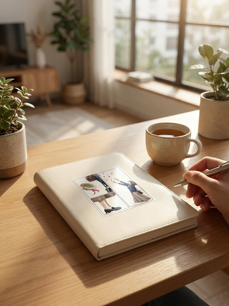 手放すから、受け取れる｜ステッカー