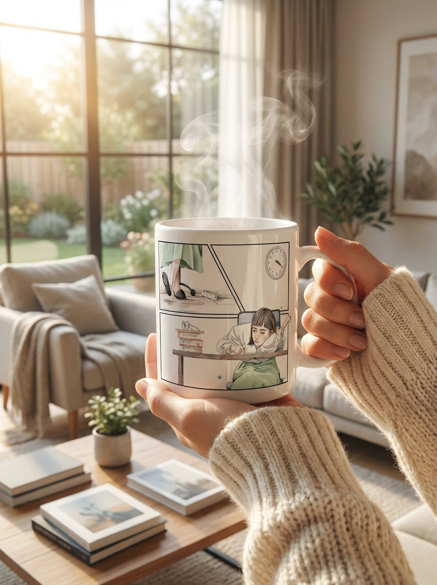 空白が、感性を育てる｜マグカップ